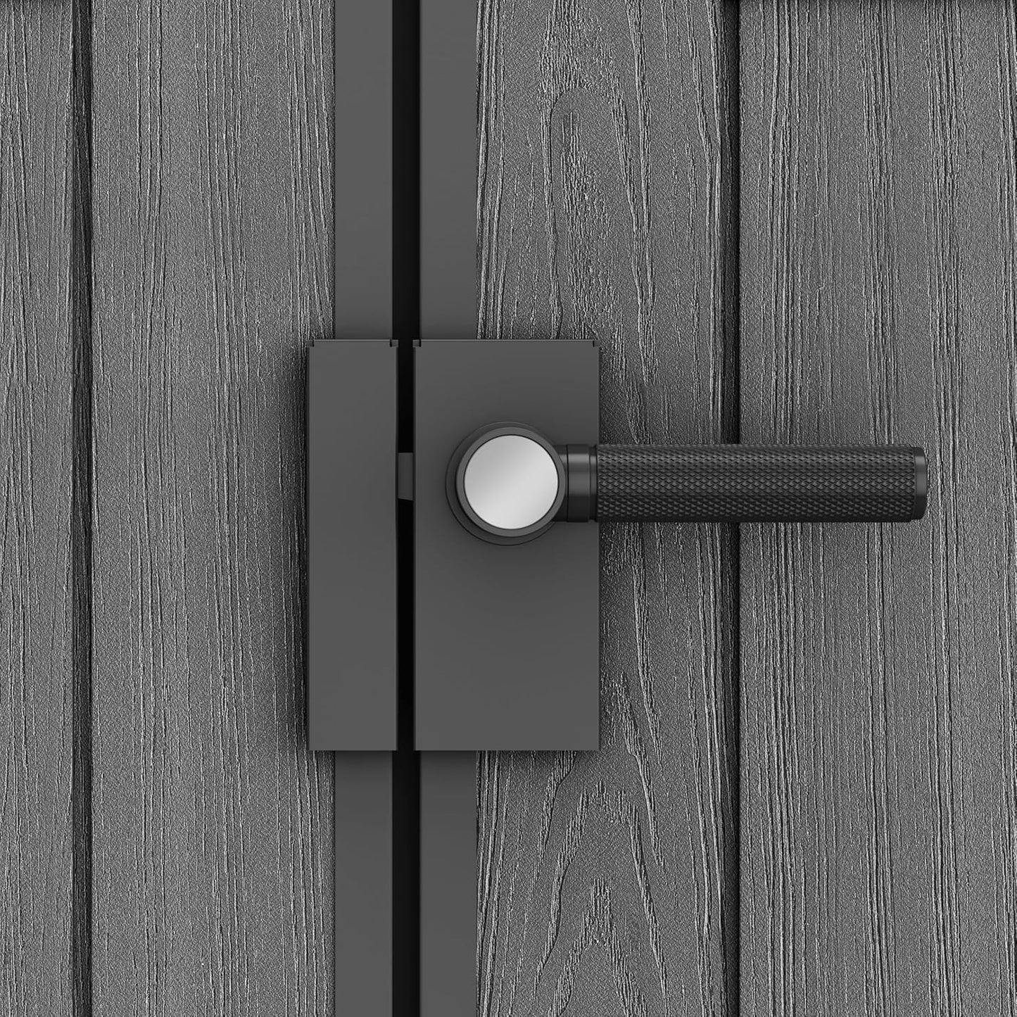 Darwin Outdoor Apex Single Door Garden Storage Shed 6 X 4Ft Grey Wood Look and Feel | Fade Free | All Weather Resistant | Safe and Secure | Zero Maintenance | 15 Year Warranty